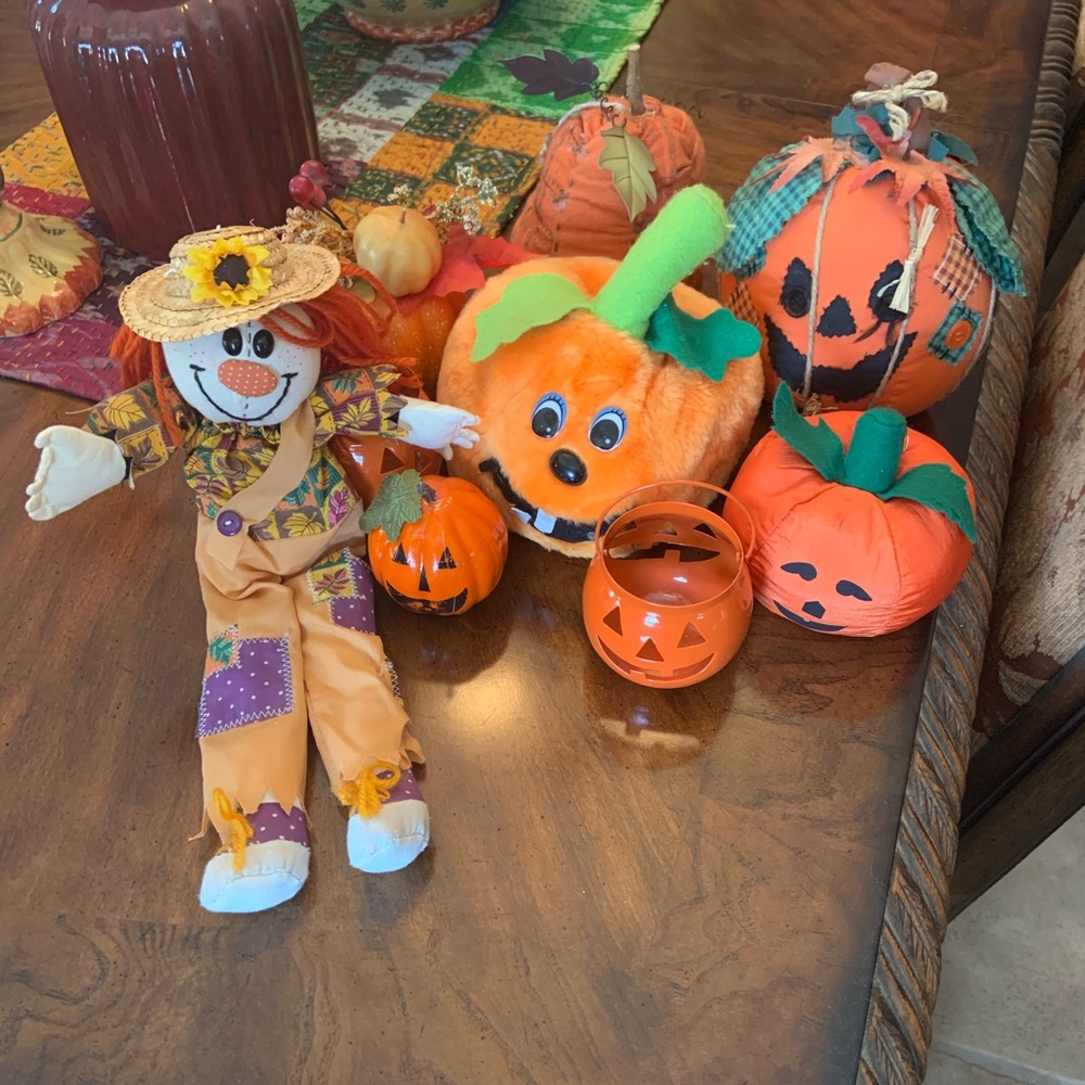Pumpkin Patch and scarecrow too!🎃